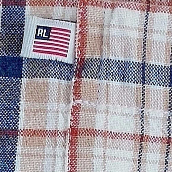 Ralph Lauren Jeans Shirt Casual Windowpane - Picture 6 of 7